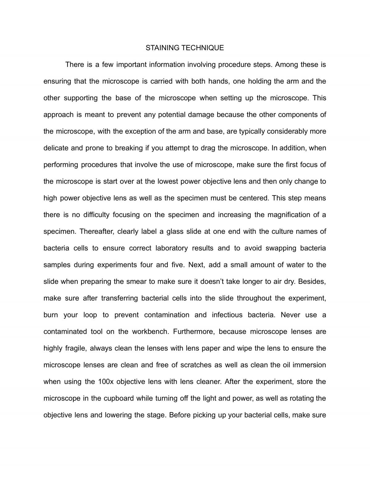 Staining Techniques - Page 1