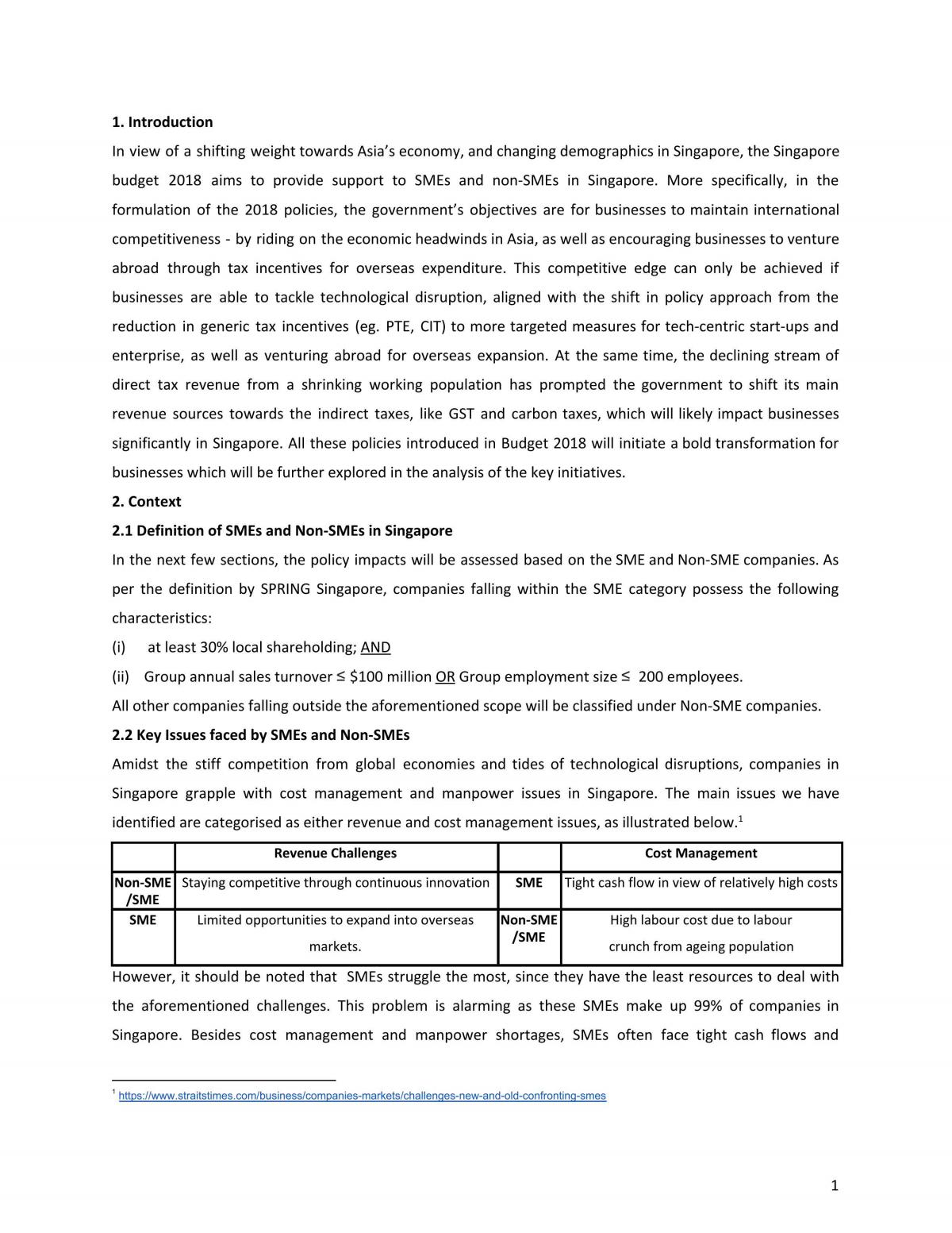 Taxation Report - Page 1