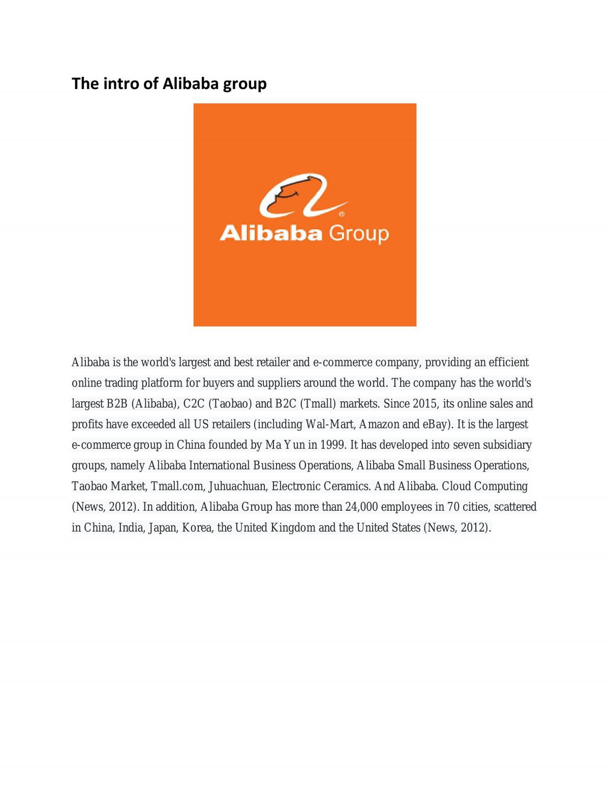 Individual Assignment Alibaba - Page 1