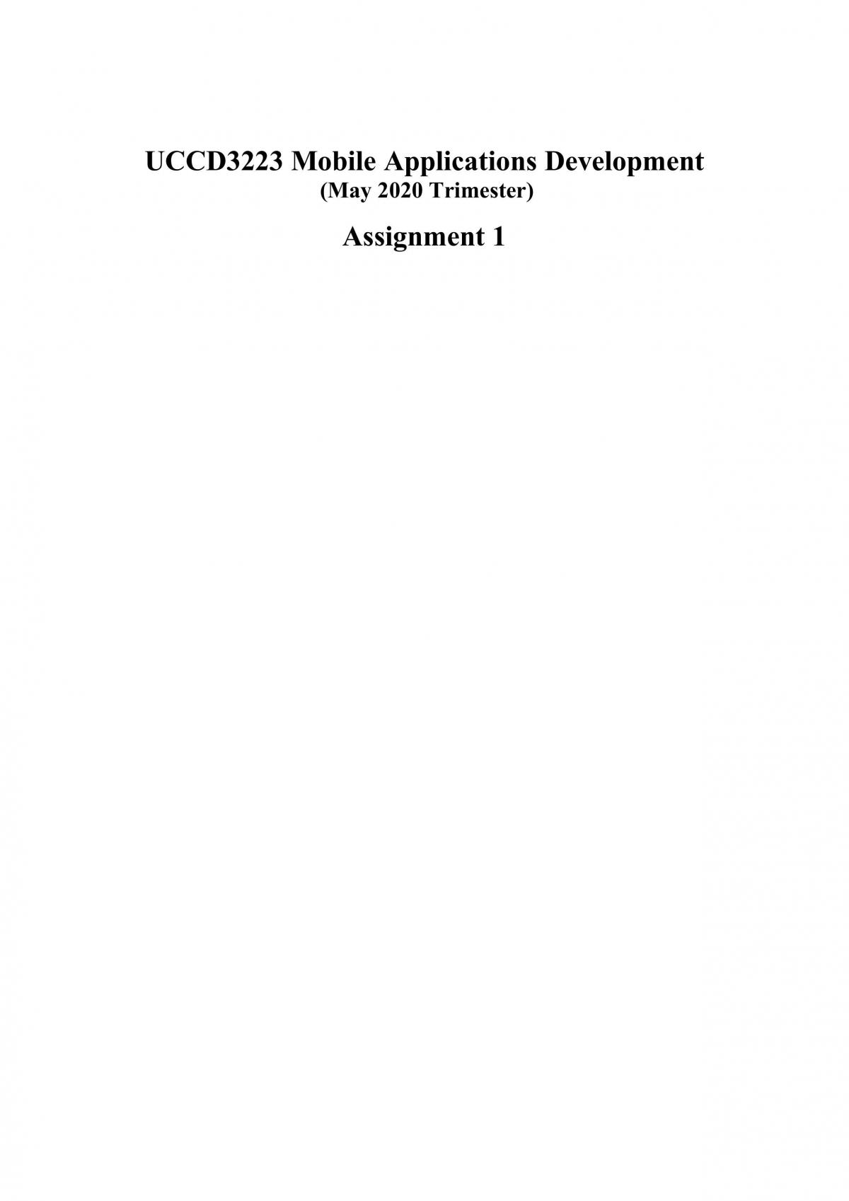 Time Management Mobile App Proposal - Page 1