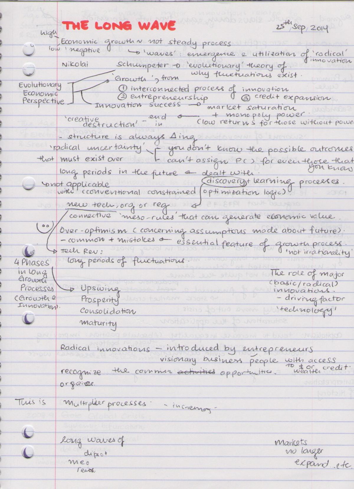 Study Notes for ECON3540 - Page 1