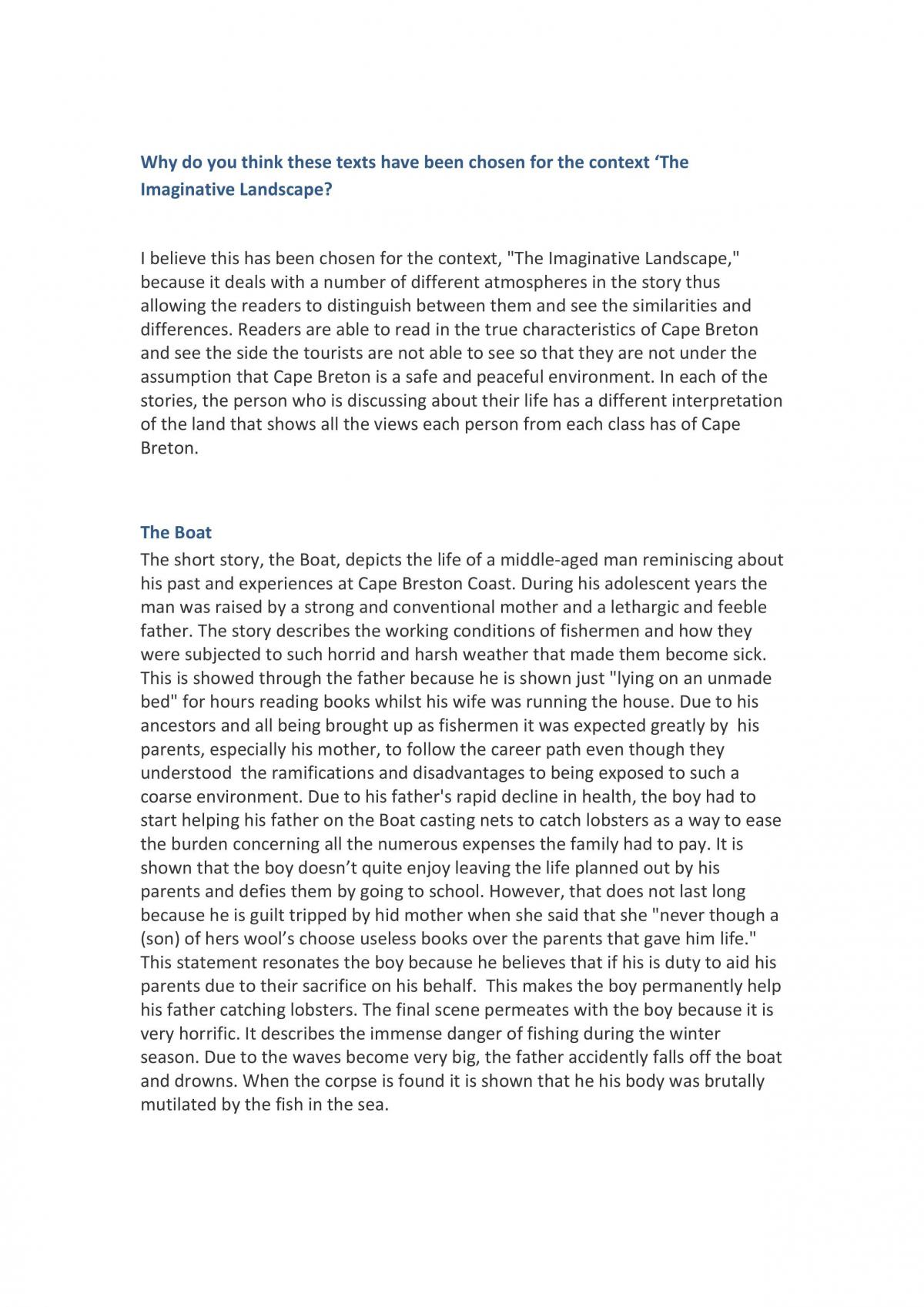 Island Short Introductory Study Notes - Page 1