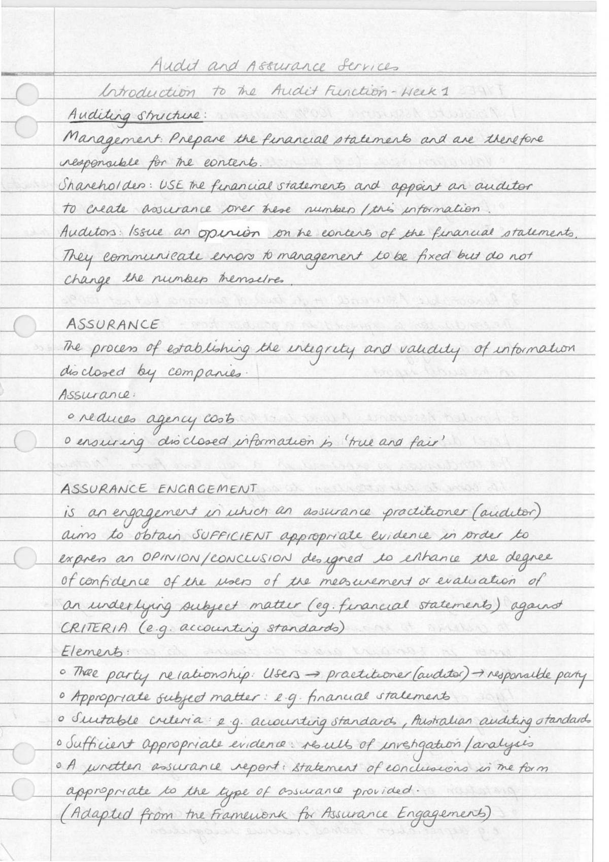 Complete Quiz 1 Study Notes - Page 1