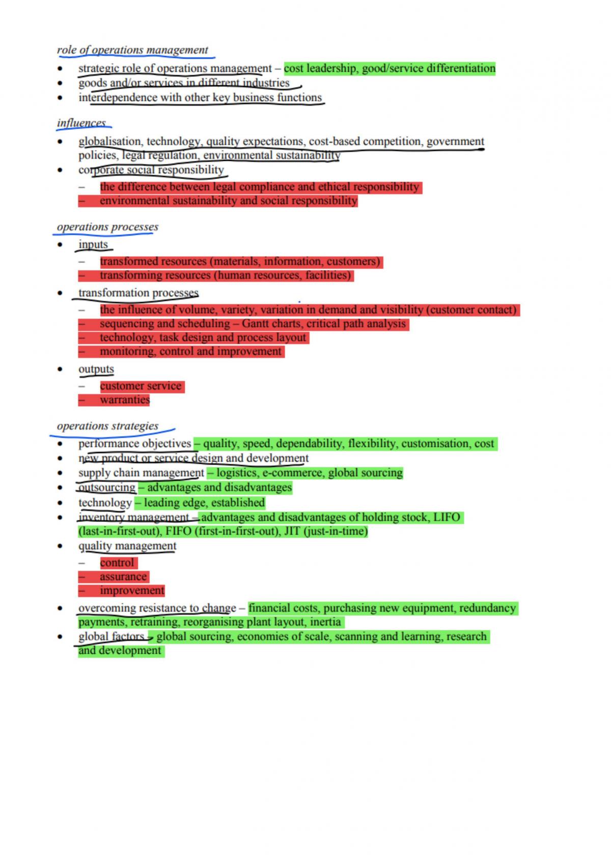 Business Operations Notes - Page 1