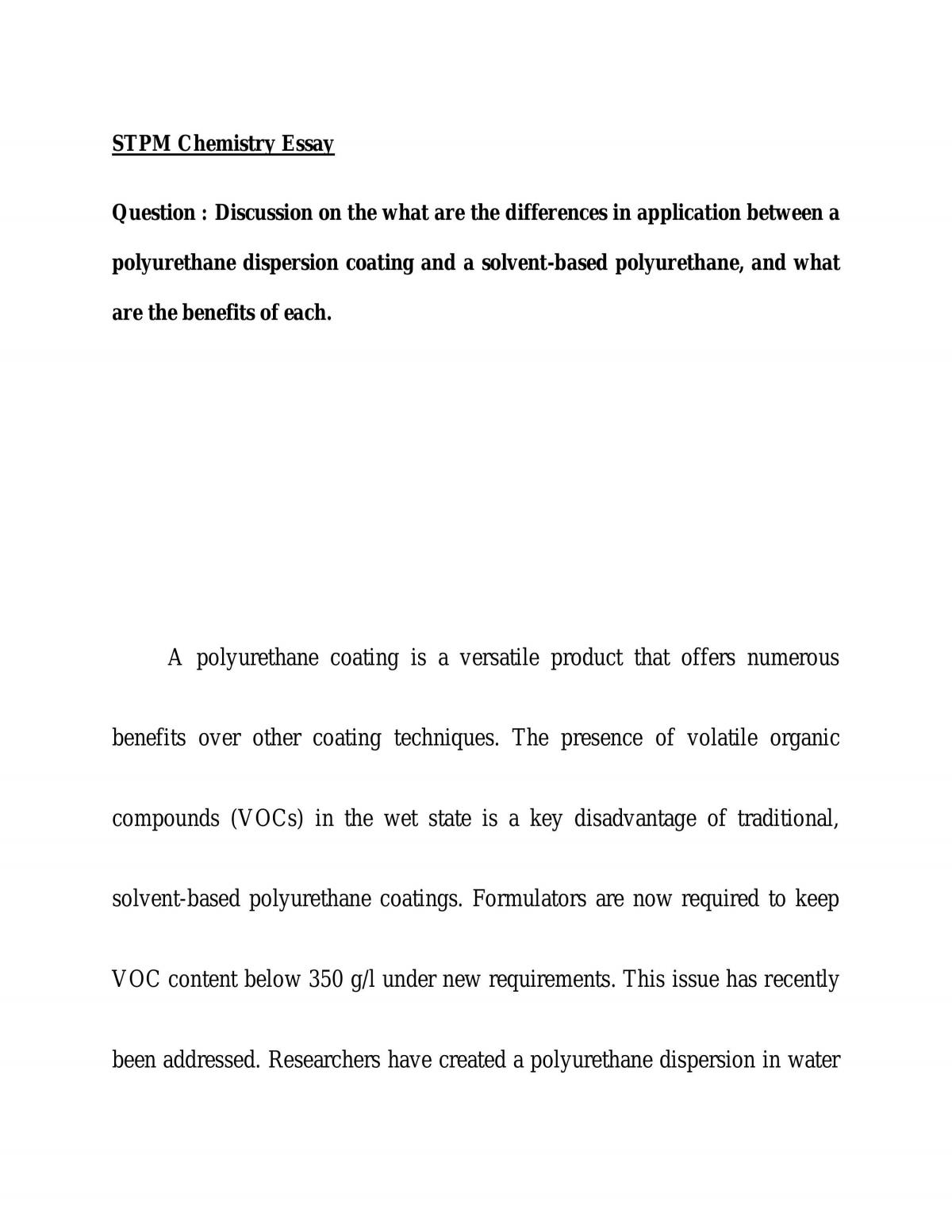 Differences in application between a polyurethane dispersion coating and a solvent based polyurethane.  - Page 1