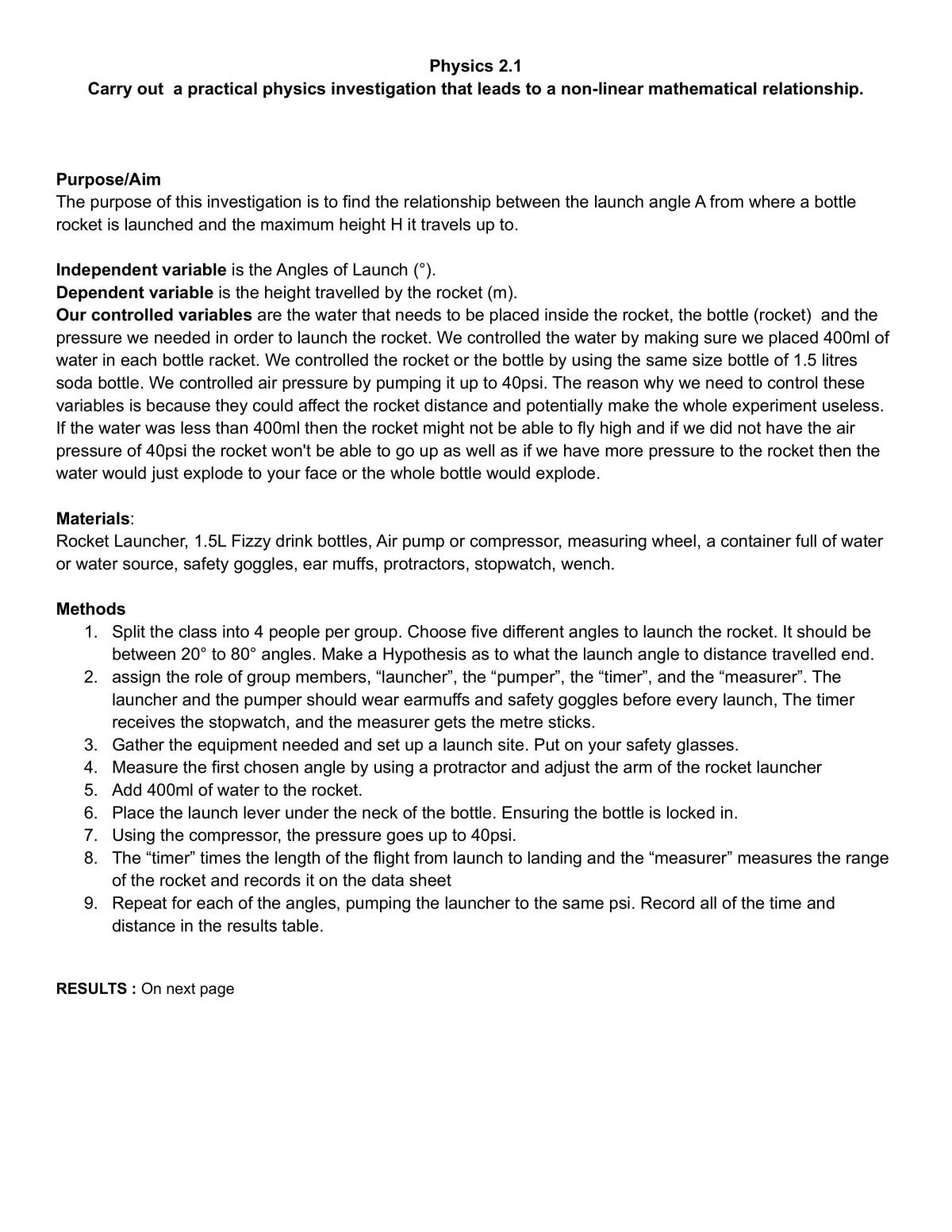 2.1 Physics - Page 1
