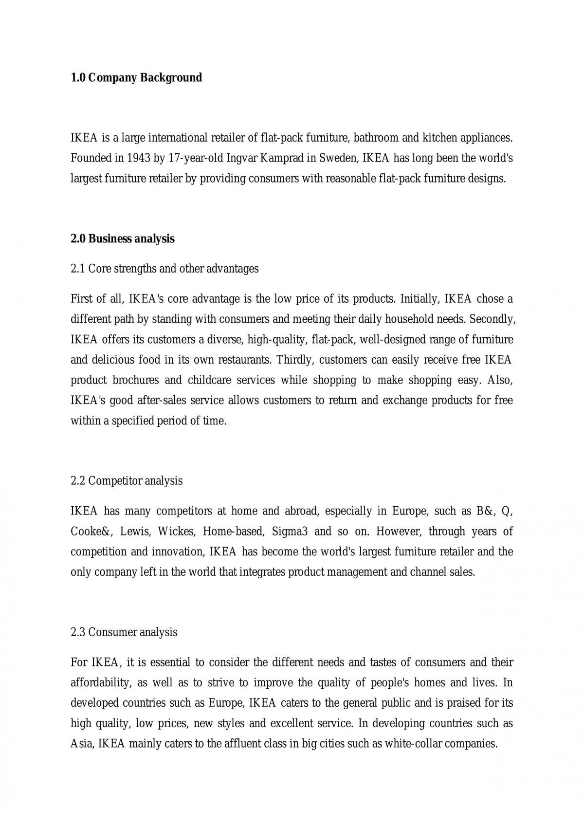 IKEA report - Page 1