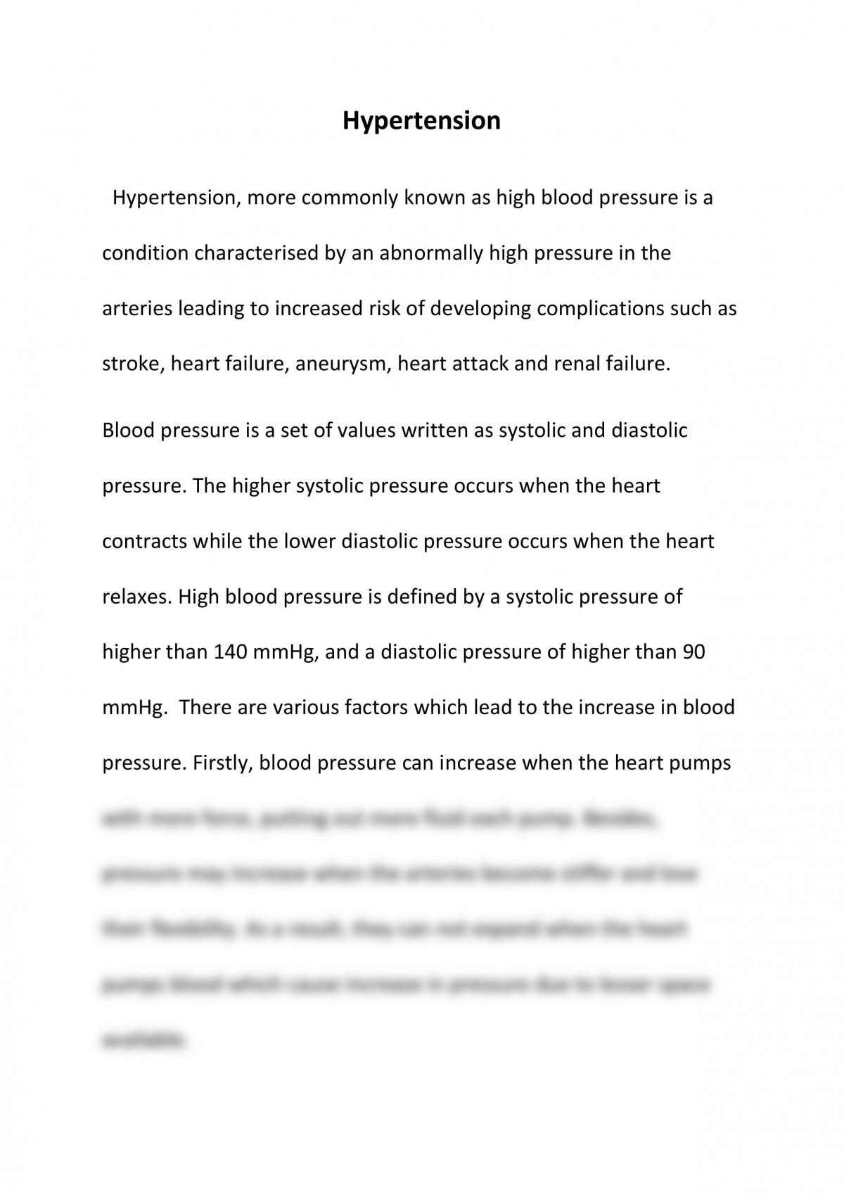 Hypertension - Page 1