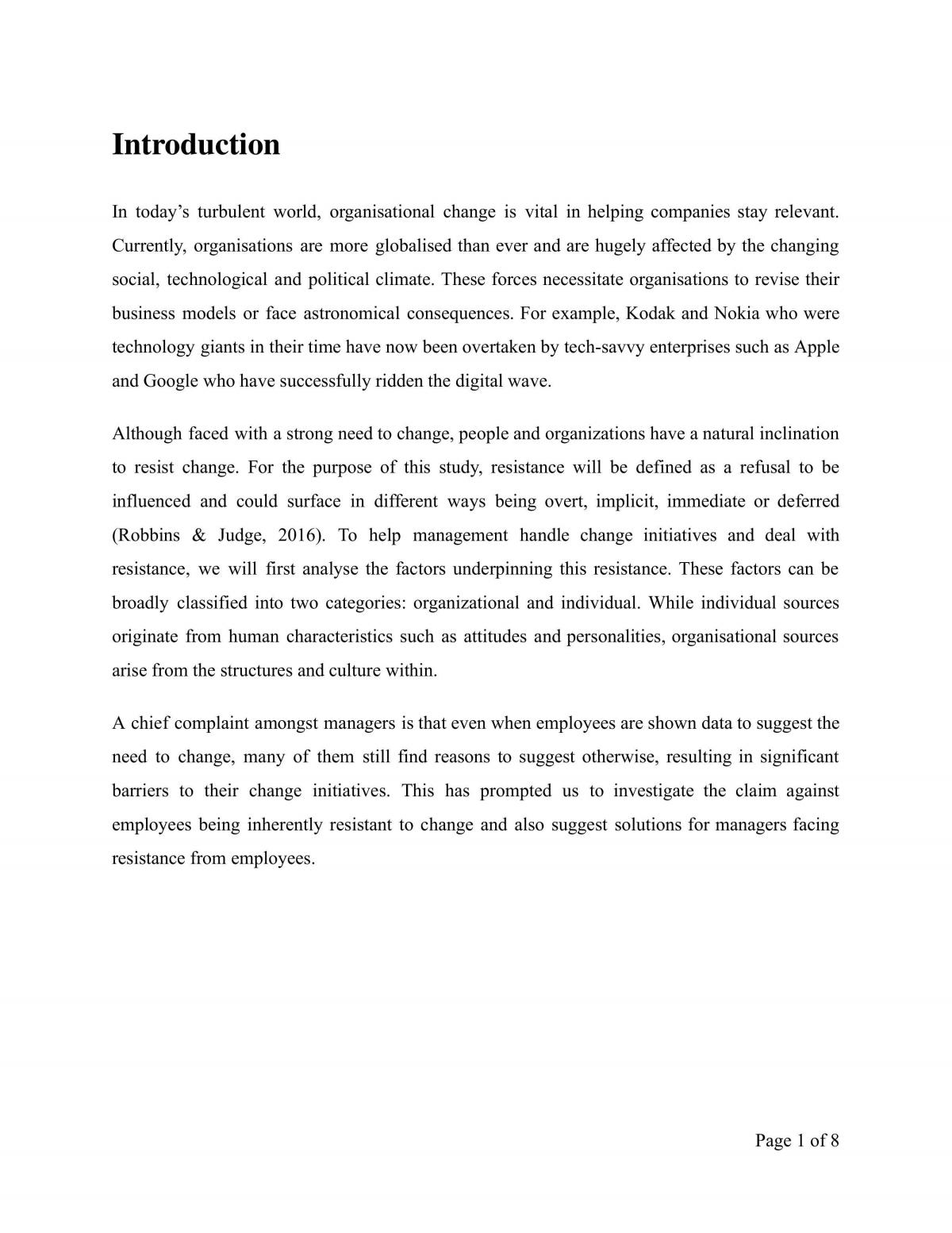 MNO1706 Group Project - Page 1