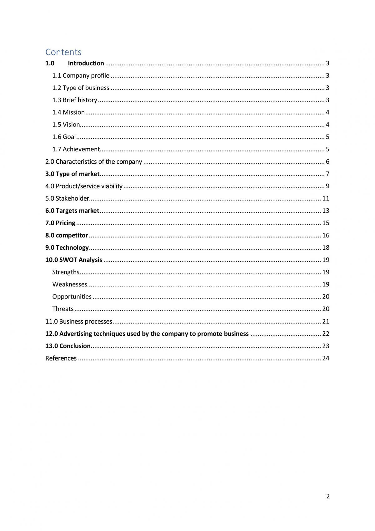 Business assignment - Starbucks - Page 1