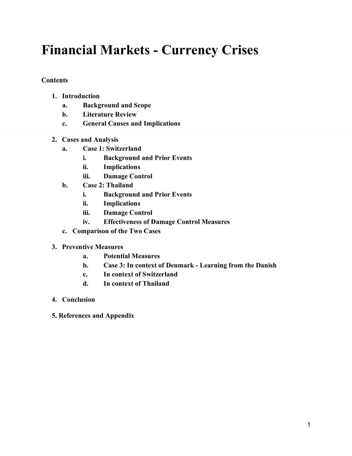 FIN3103 Project Work - Page 1