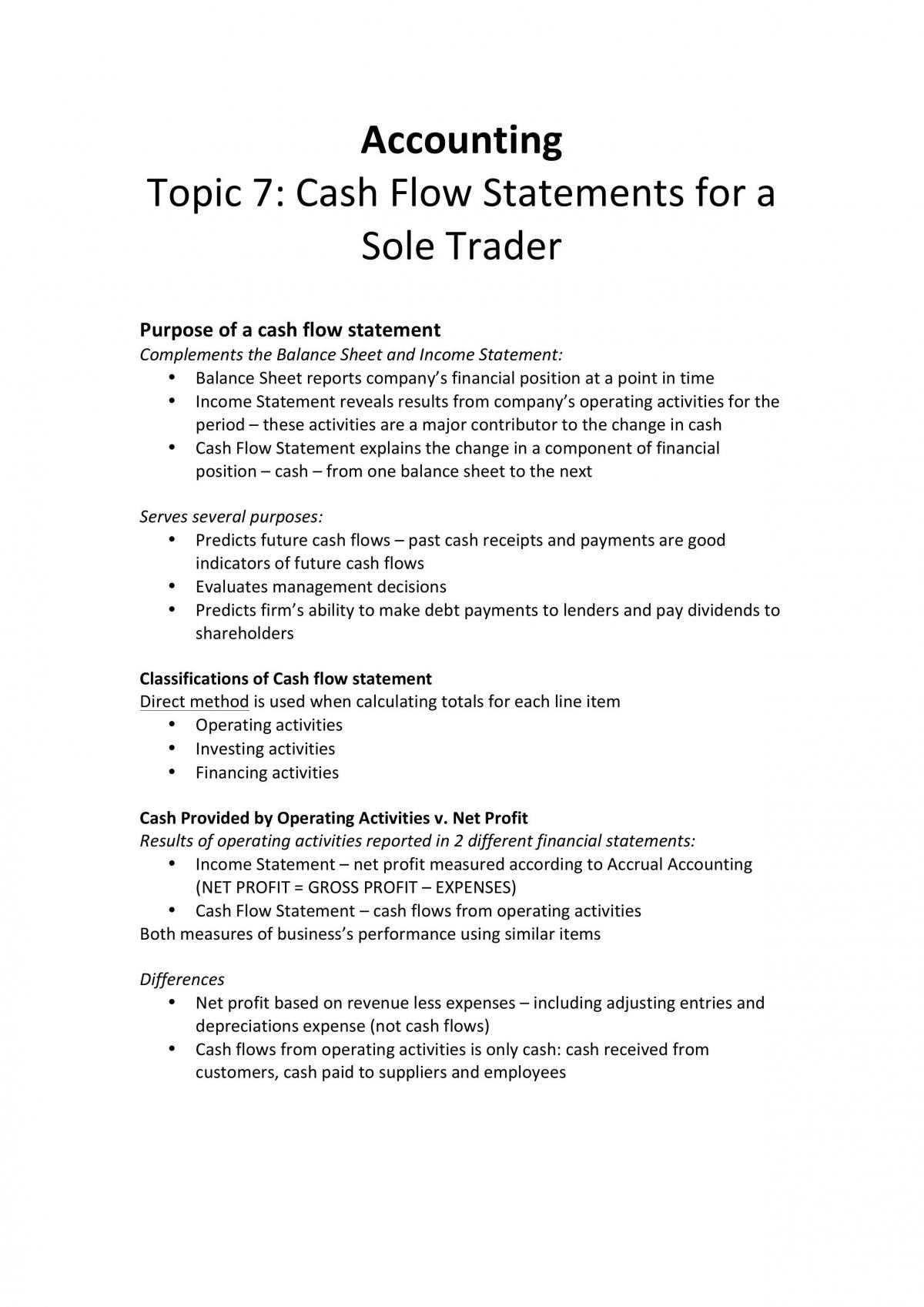 Final Exam Accounting Notes - Page 1