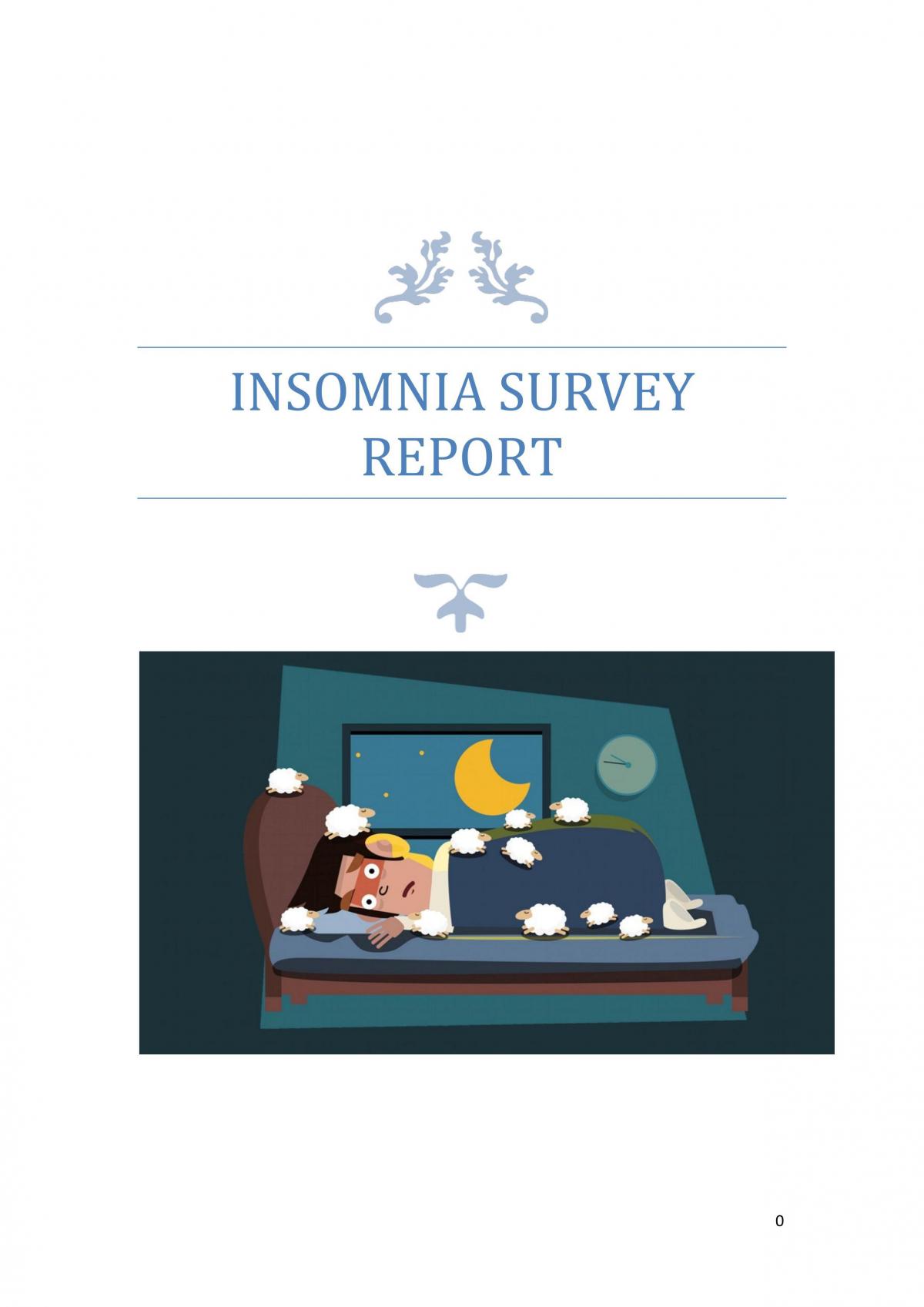 Insomnia Survey Report - Page 1