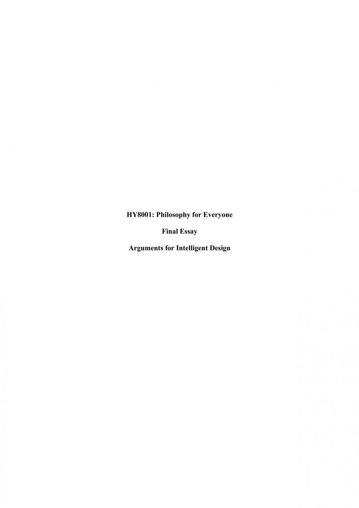 Final Essay - Page 1