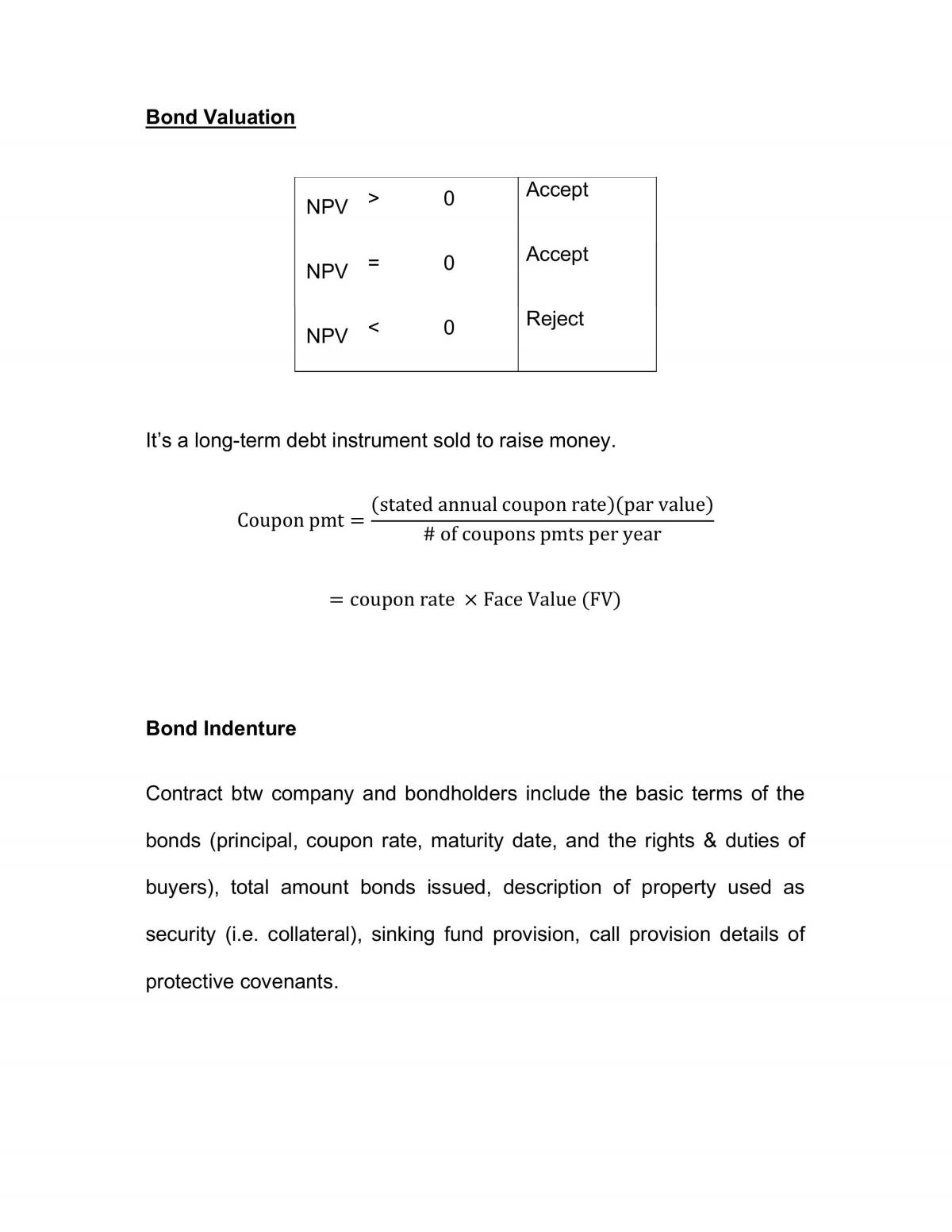 FIN2704 Notes - Page 1