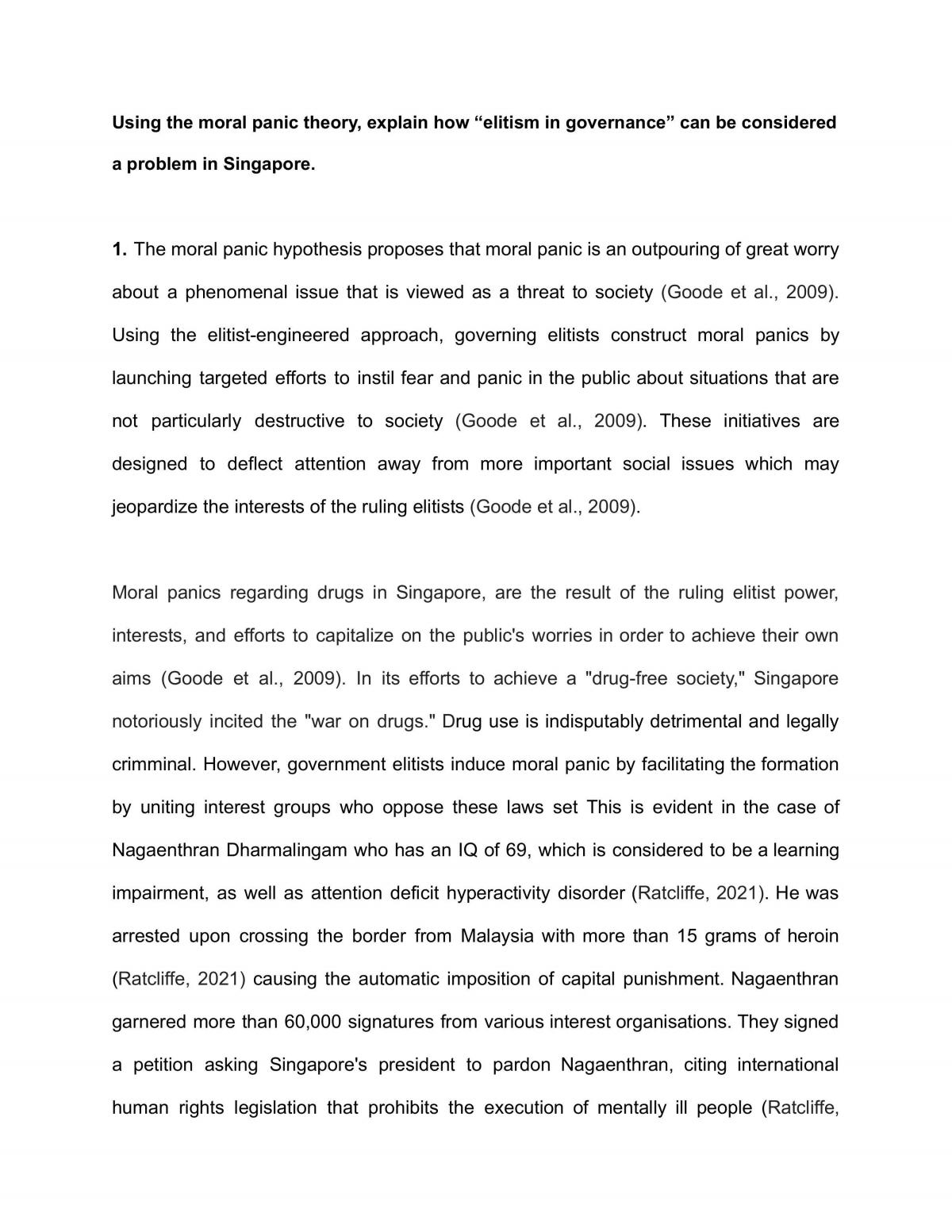 Essays on types of deviances - Page 1