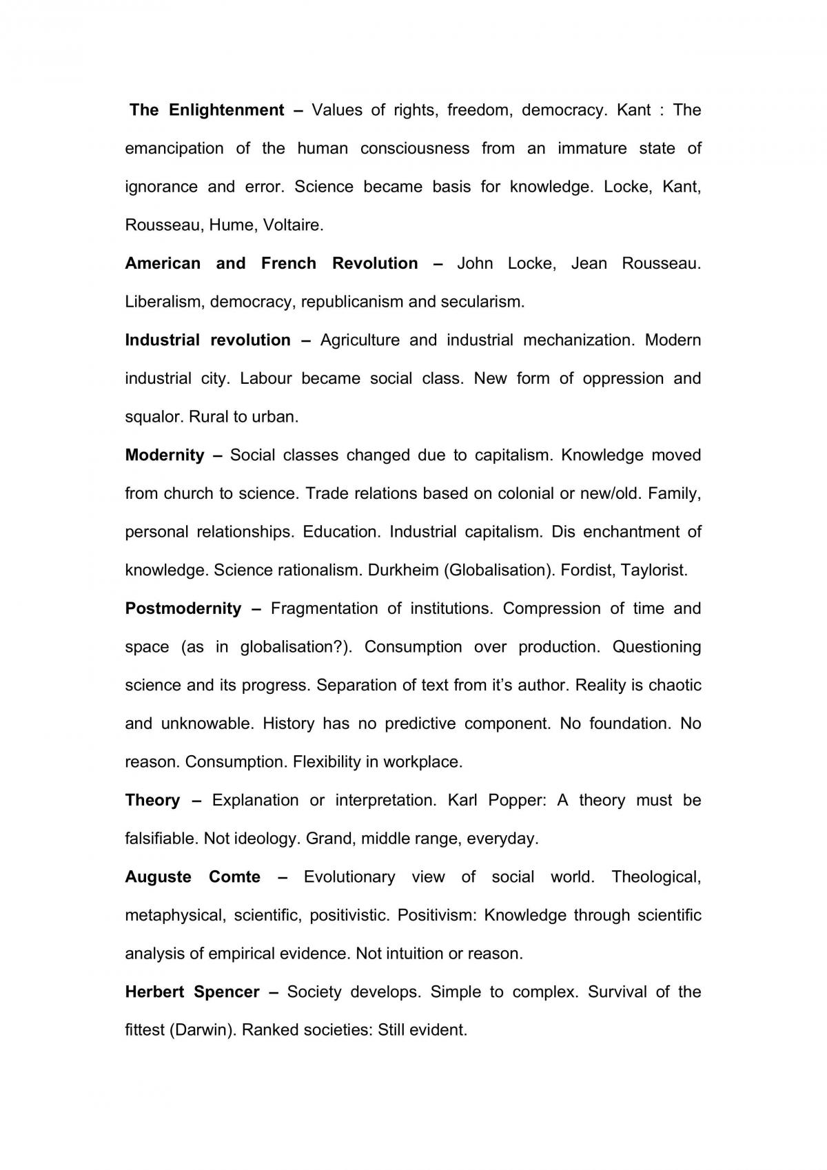 Sociology Study Notes - Page 1