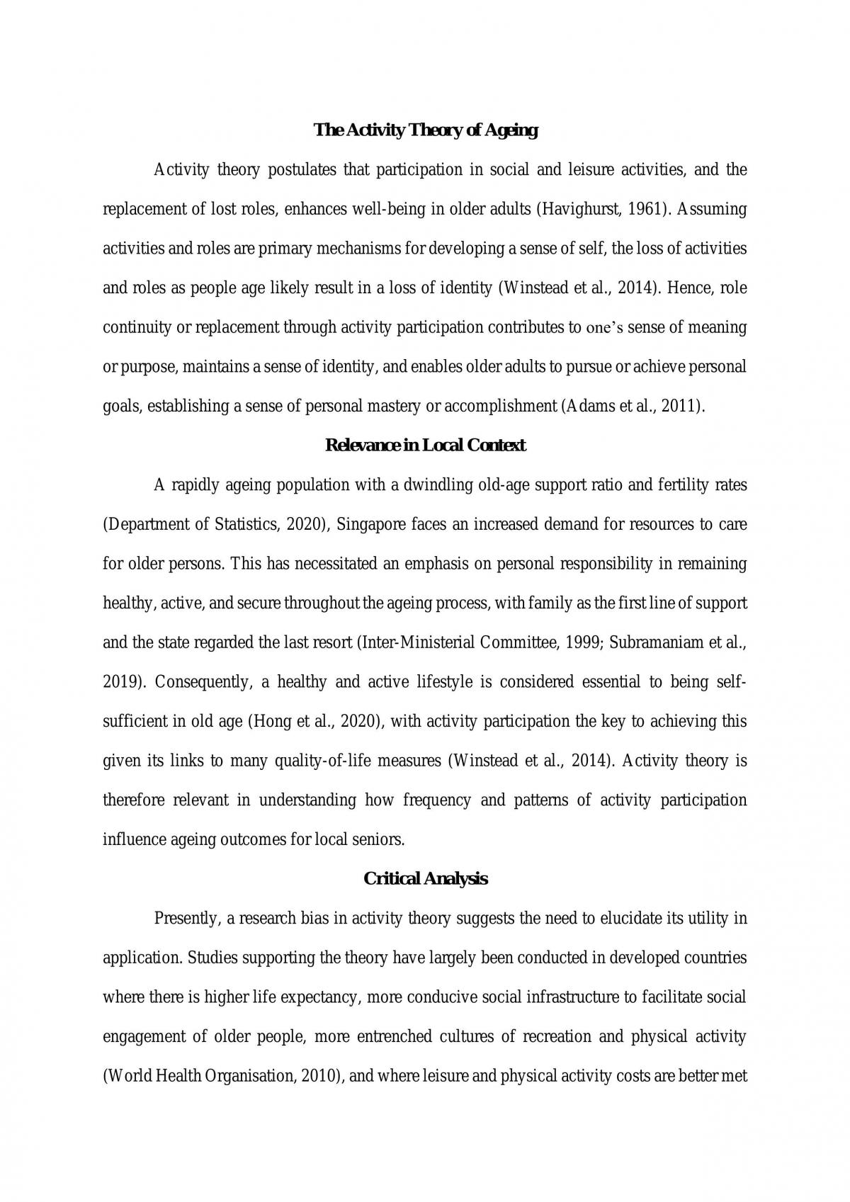 Individual Critical Paper - Page 1