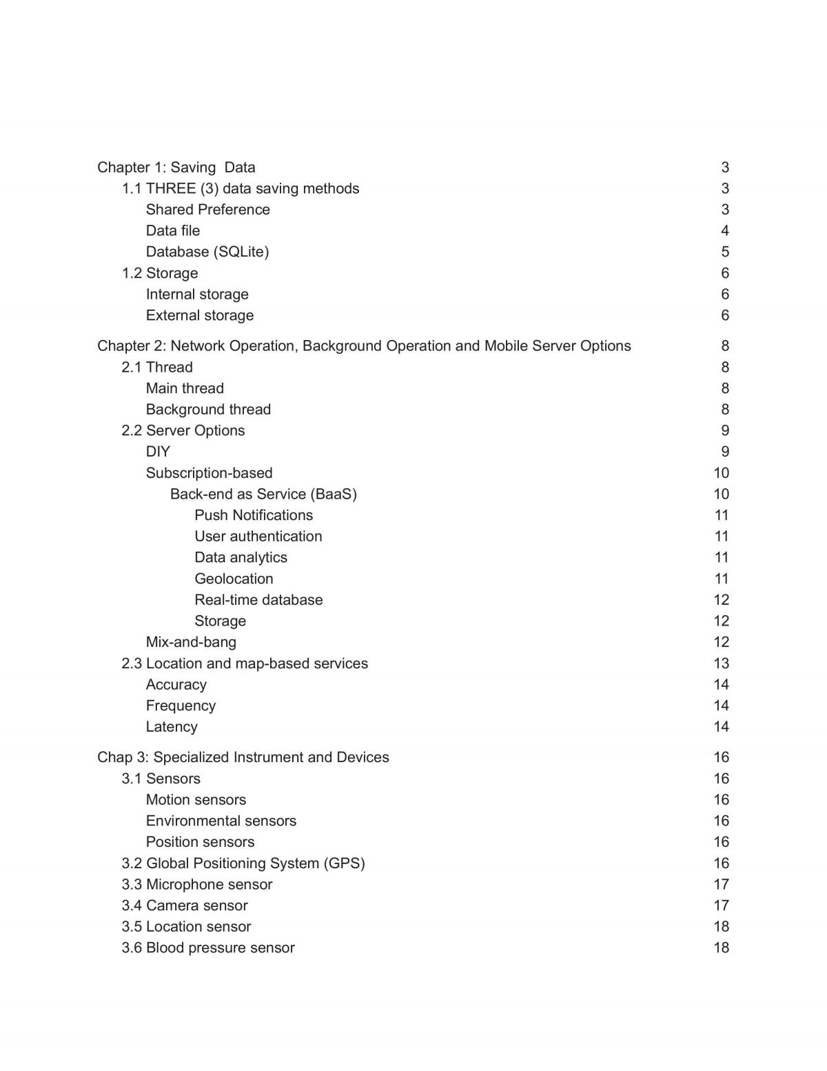 Mobile Application (MAD) Notes & Q&A - Page 1