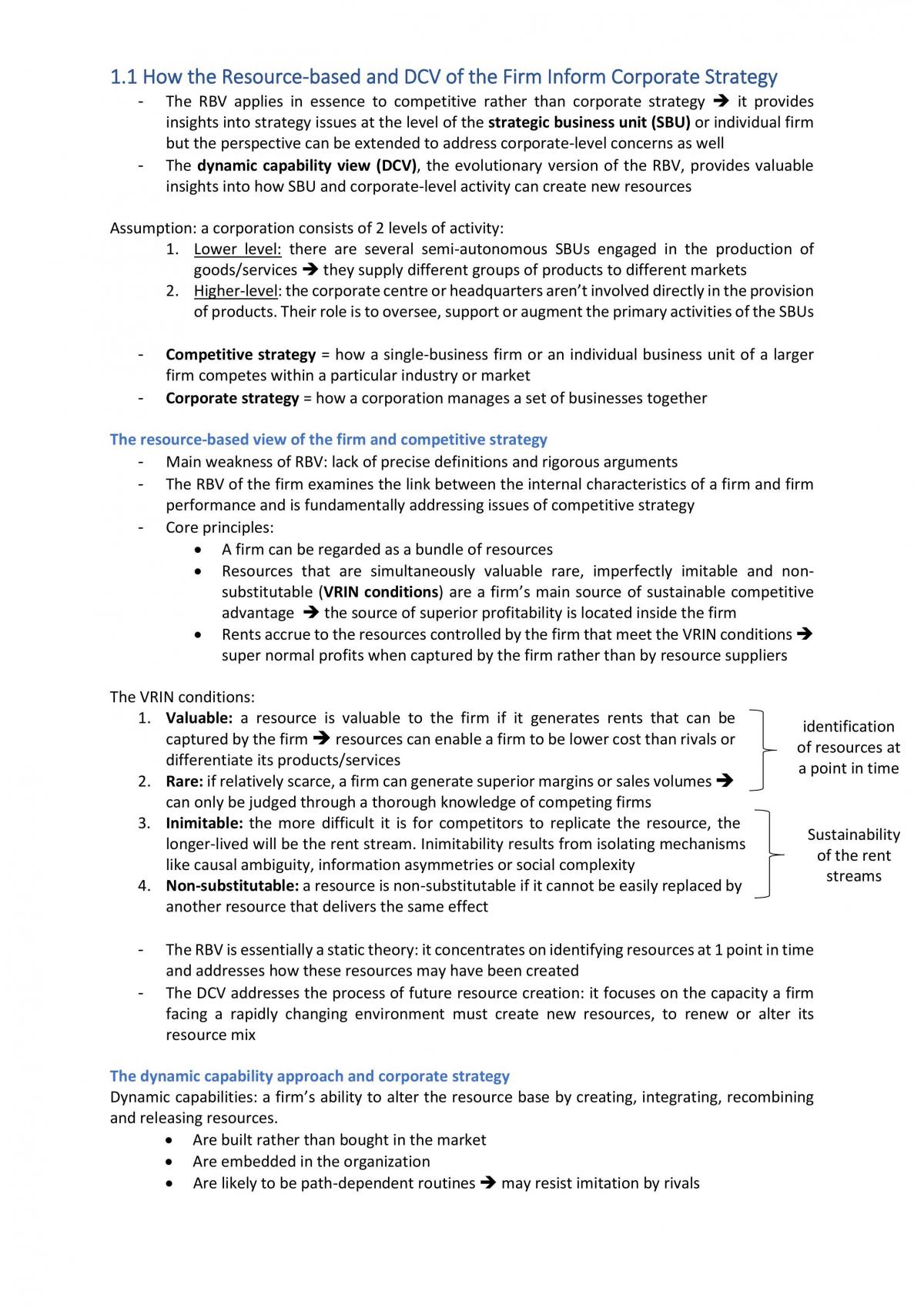 Strategic Planning for Nonprofits Summary - Page 1