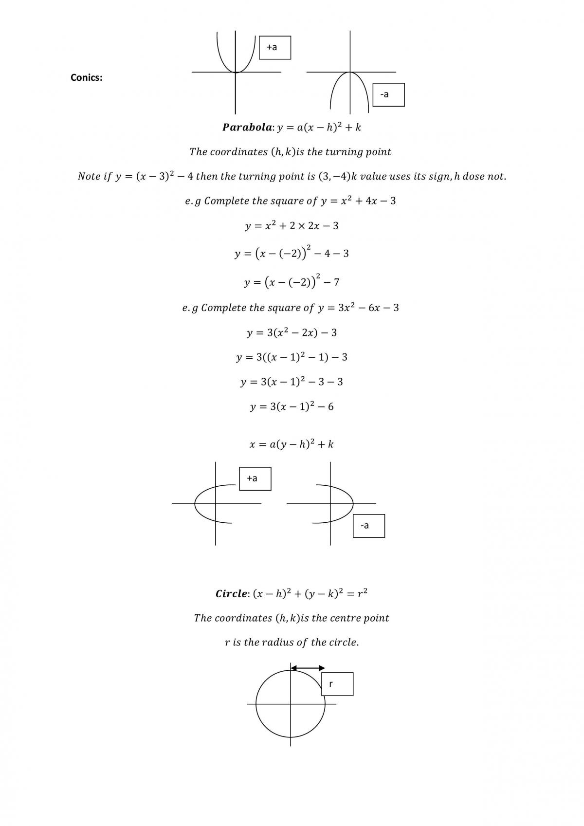 MATH1052 Course Notes - Page 1