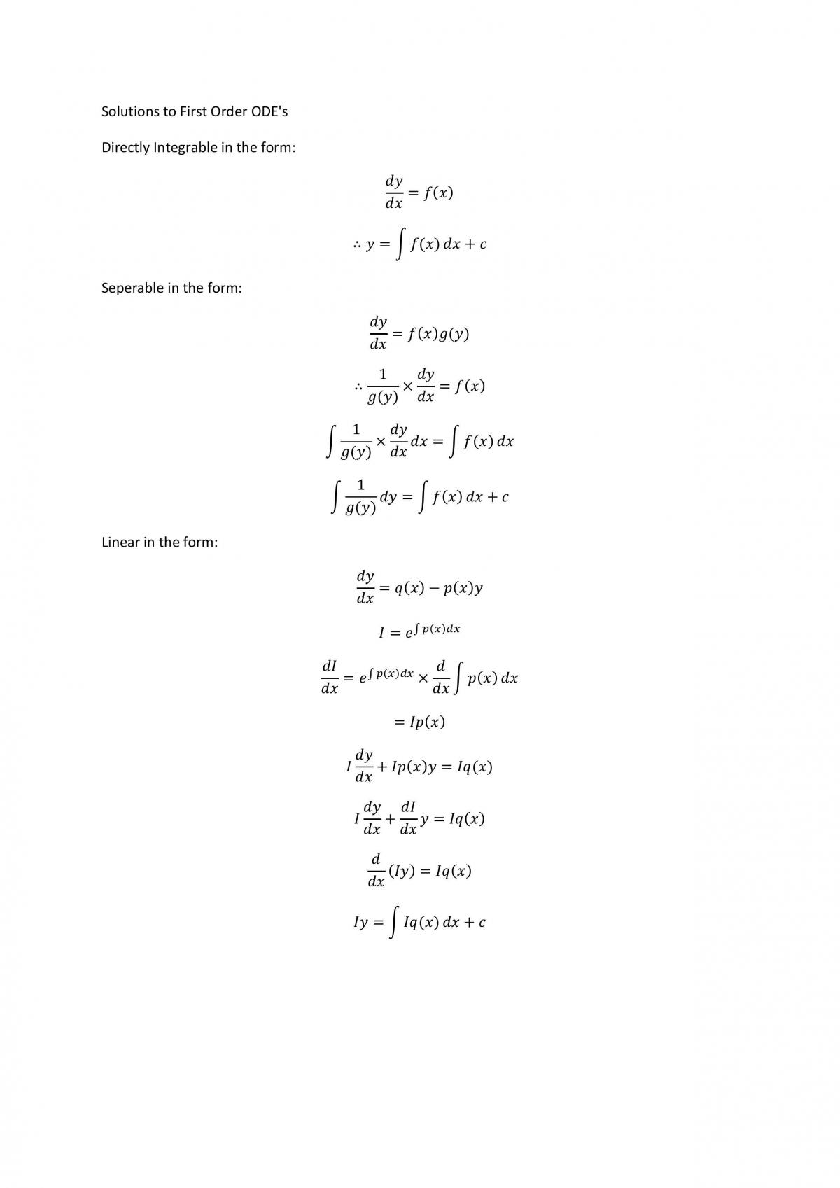 MATH2000 Course Notes - Page 1