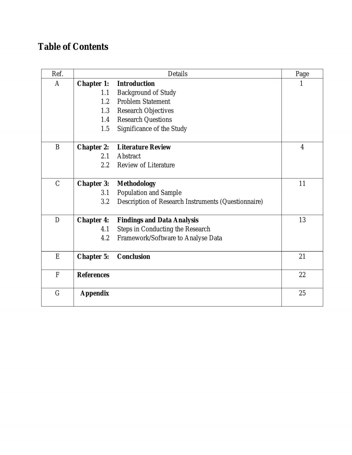 Research Proposal - Page 1