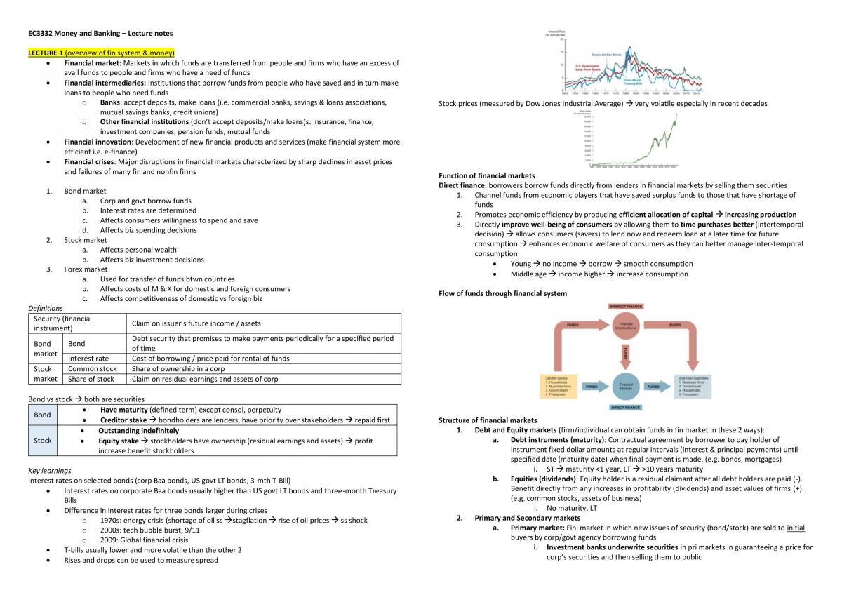EC3332 Lecture notes - Page 1