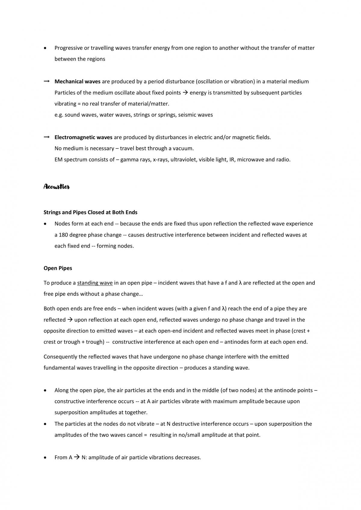 Level 3 Physics - Electricity and Waves - Page 1