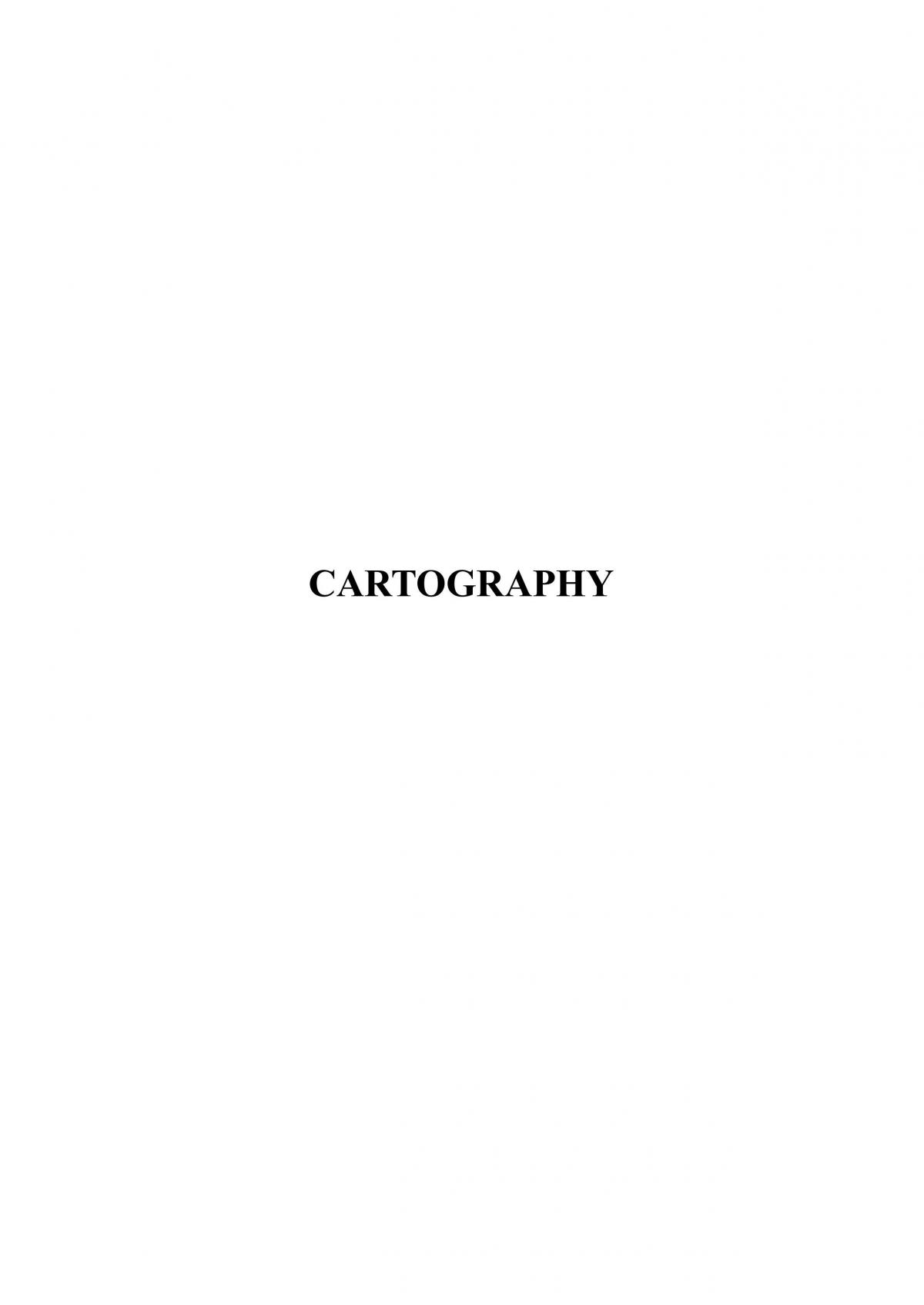 Cartography - Page 1