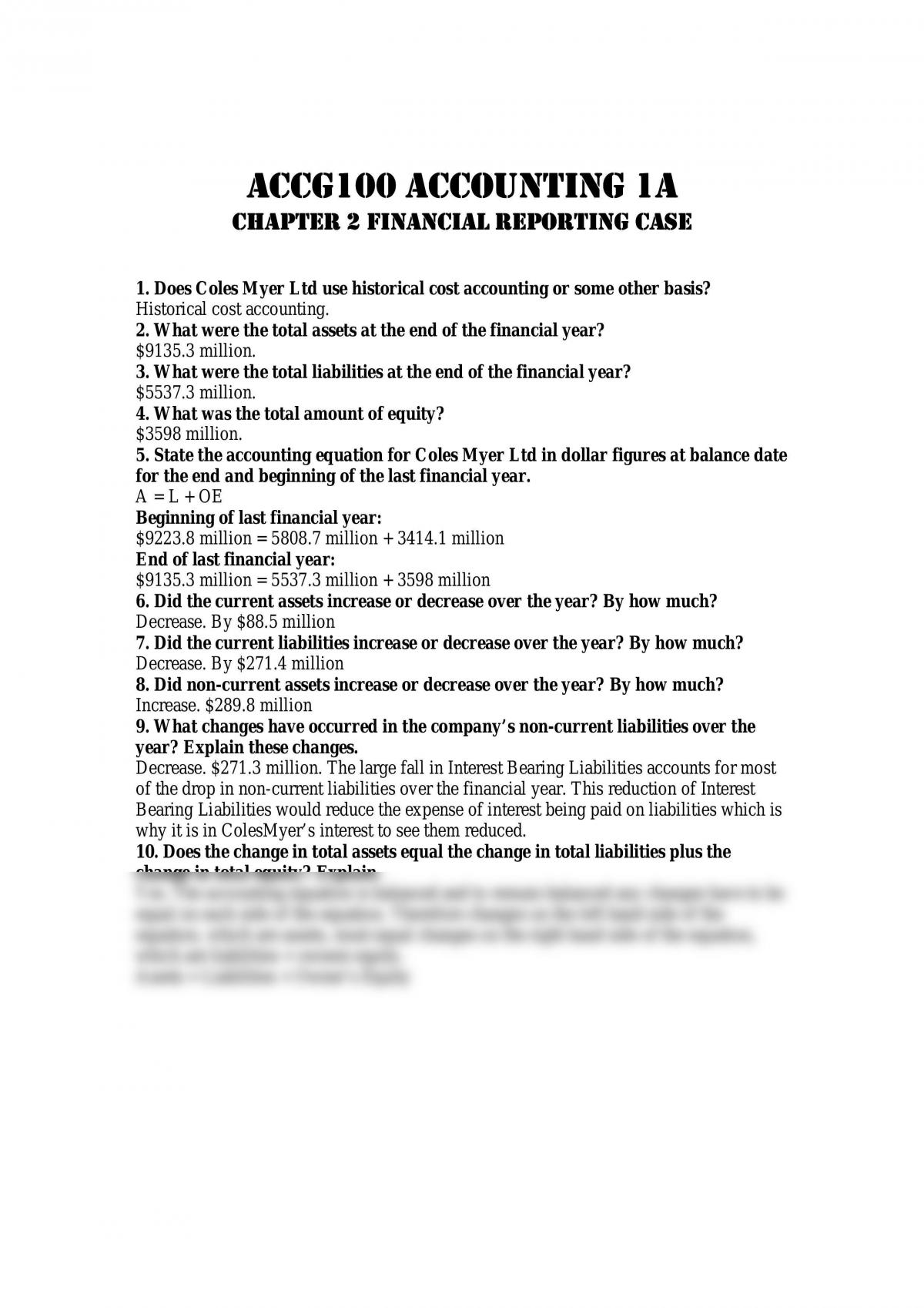 Just The First Reporting Case - Page 1