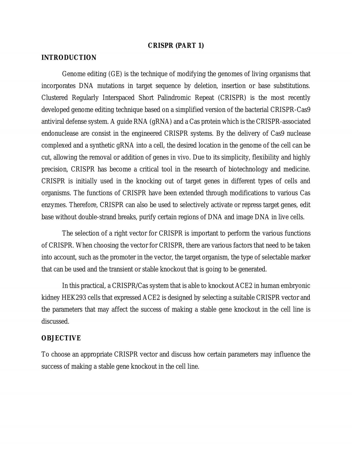CRISPR - Page 1