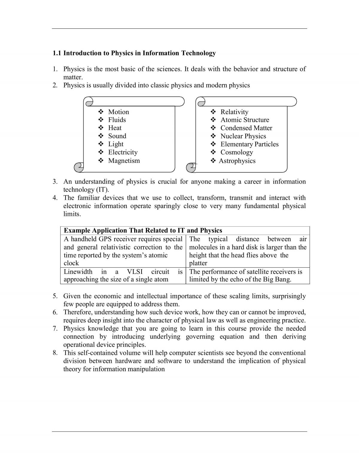 Principles of Physics Notes - Page 1