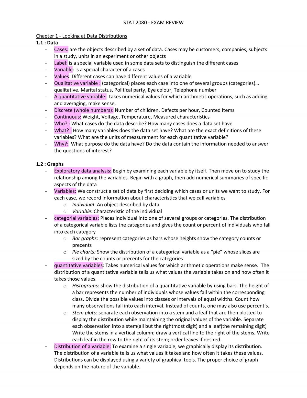 Stat 2080 full course notes - Page 1