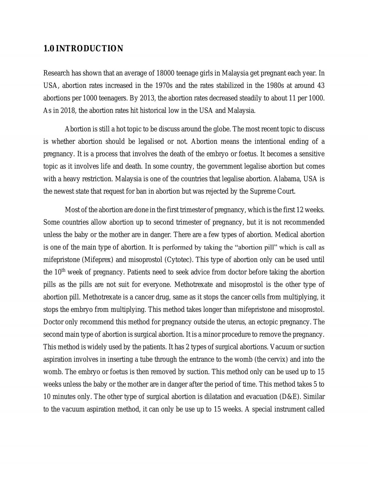 Ethics and moral issues - Abortion - Page 1