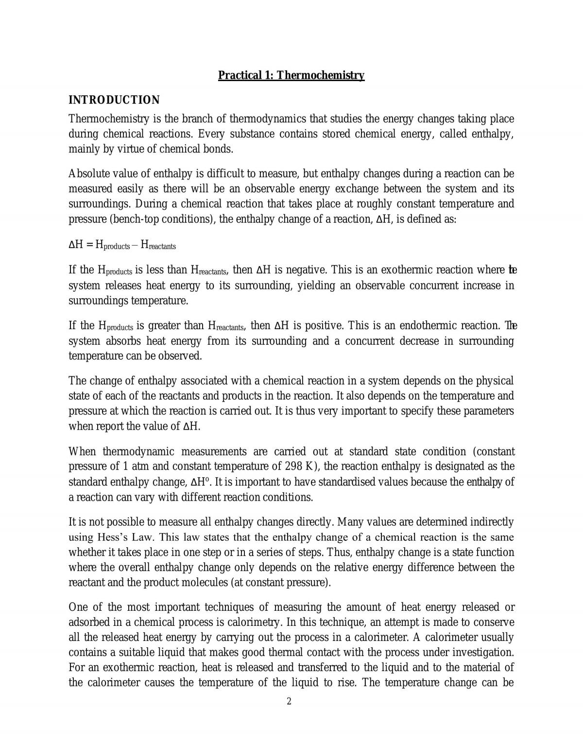 Thermodynamics - Page 1