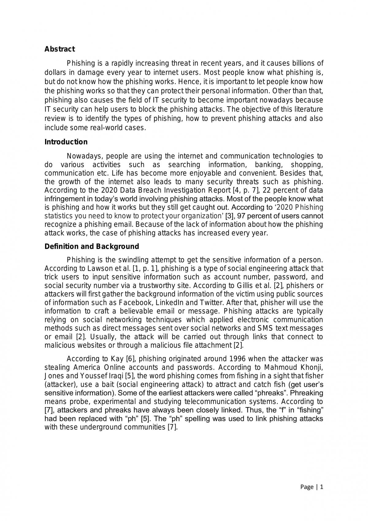Research Project: Phishing - Page 2