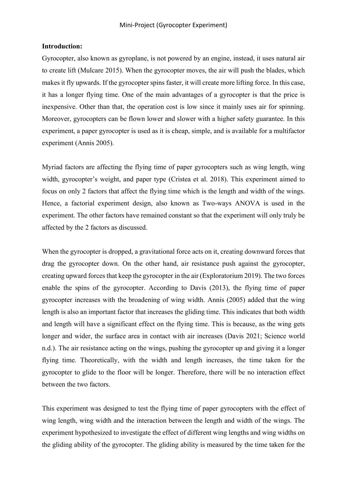 Mini Project: Gyrocopter - Page 1