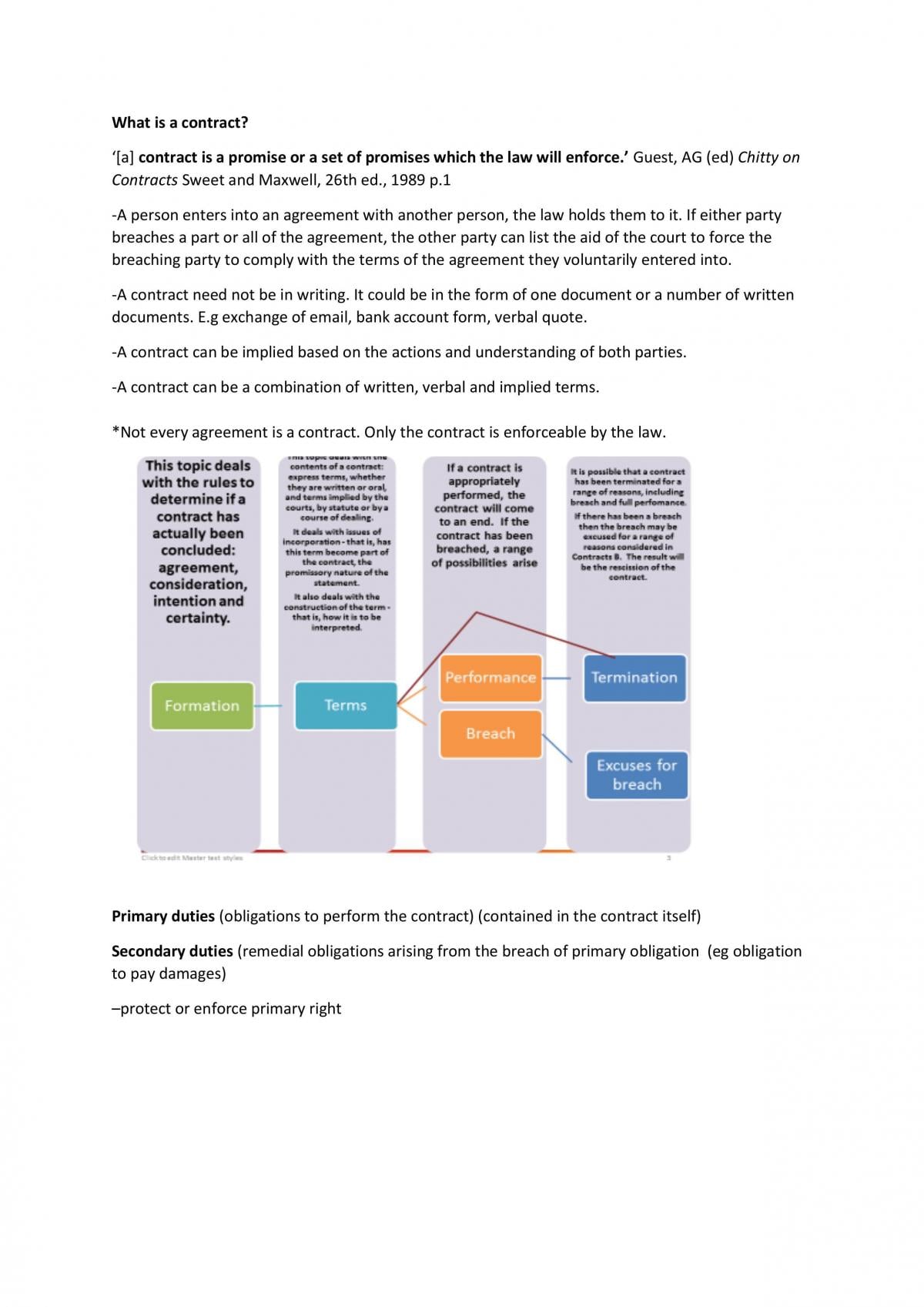 Contract Law  A - Page 1
