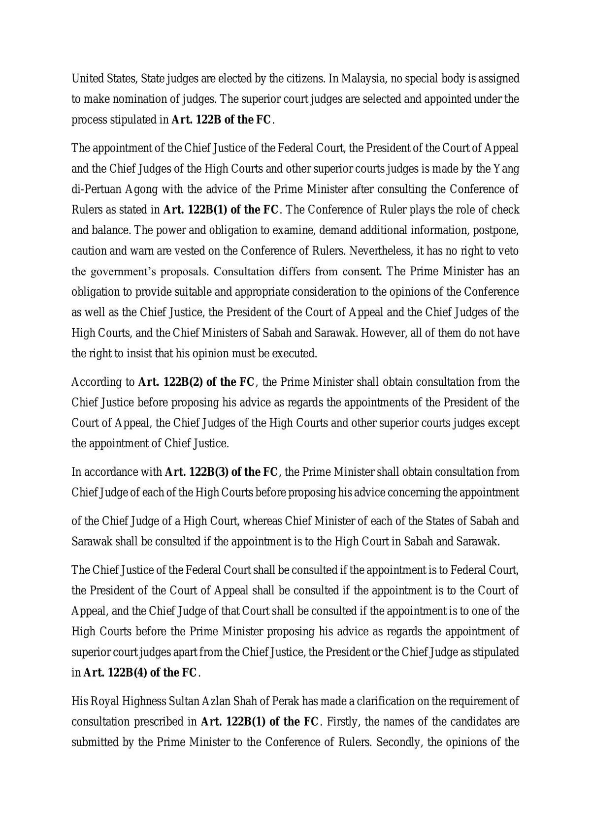 Qualification and Appointment of Judges - Page 2