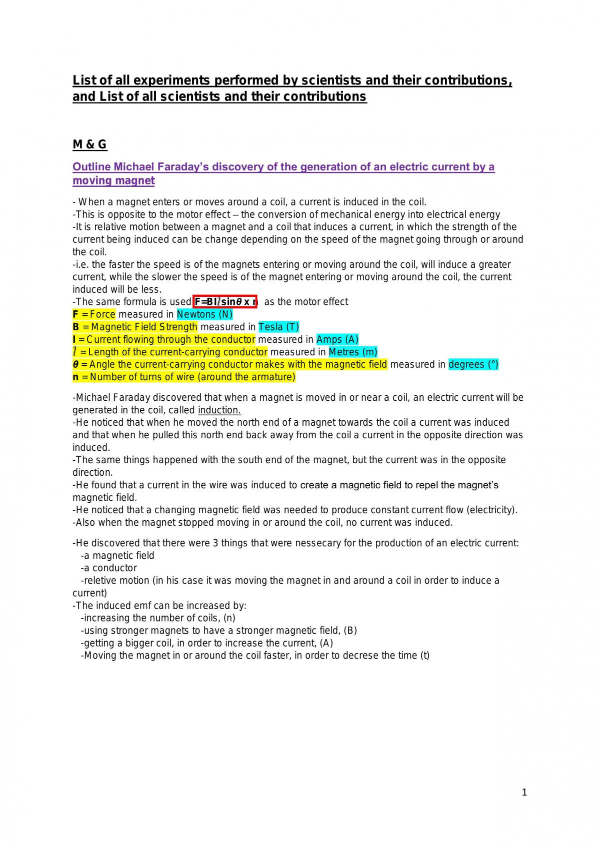 Physics Experiments for HSC - Page 1