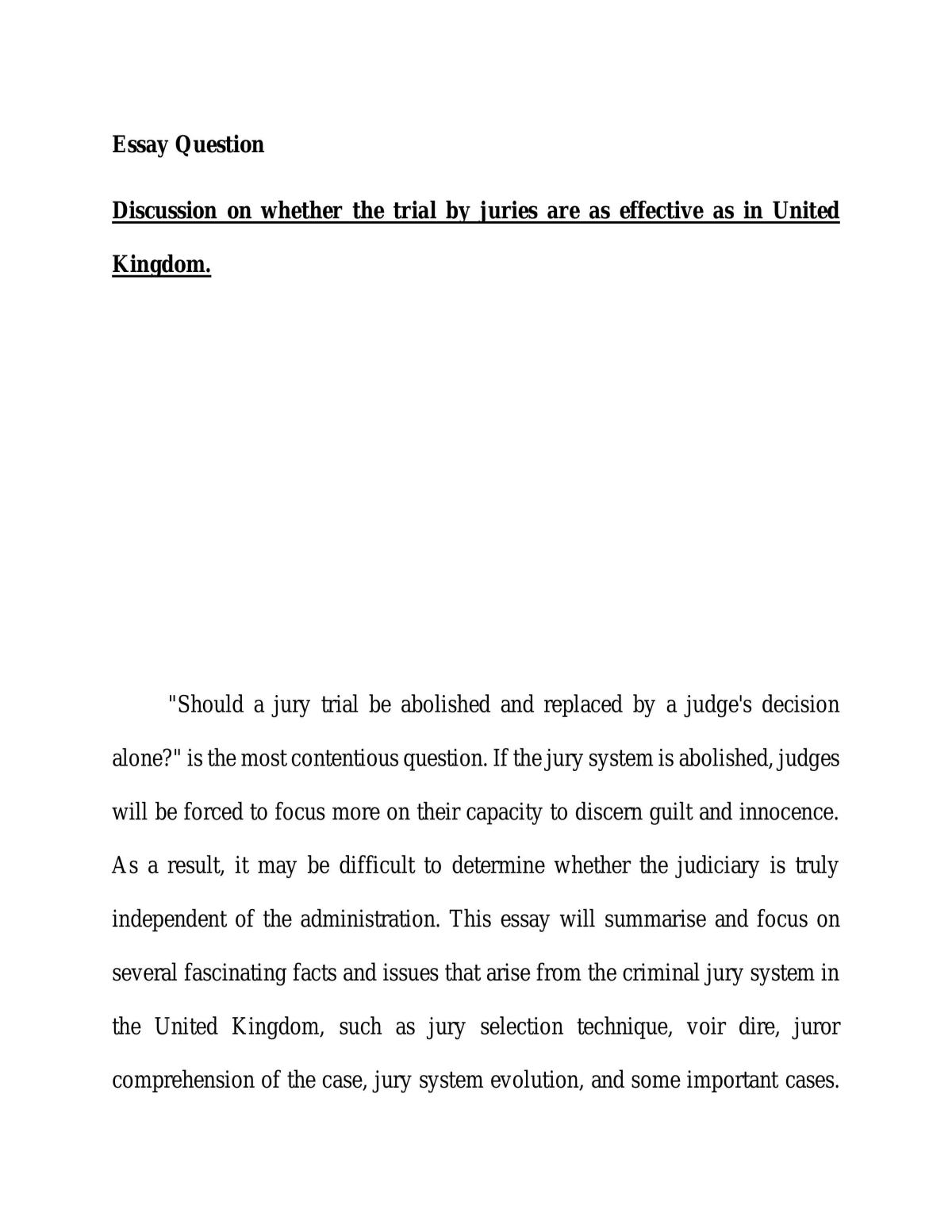 Trial by juries  - Page 1