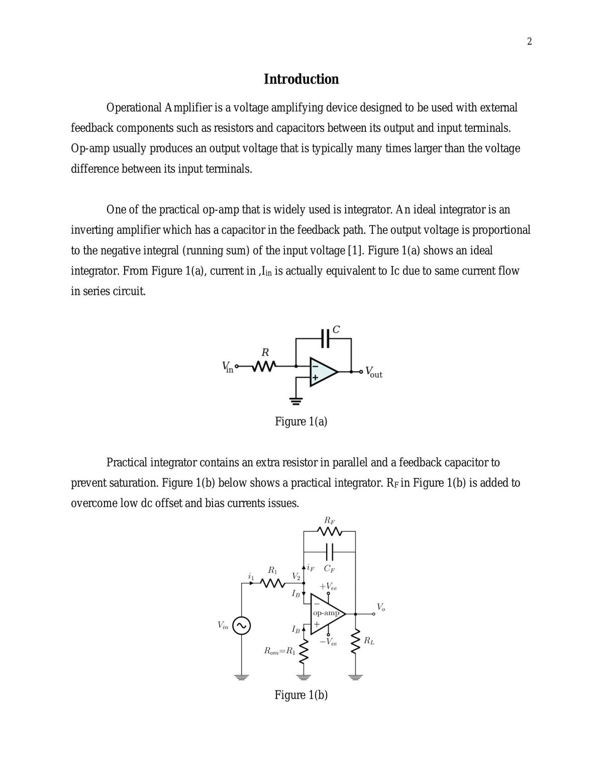 Inverting intergrator - Page 1