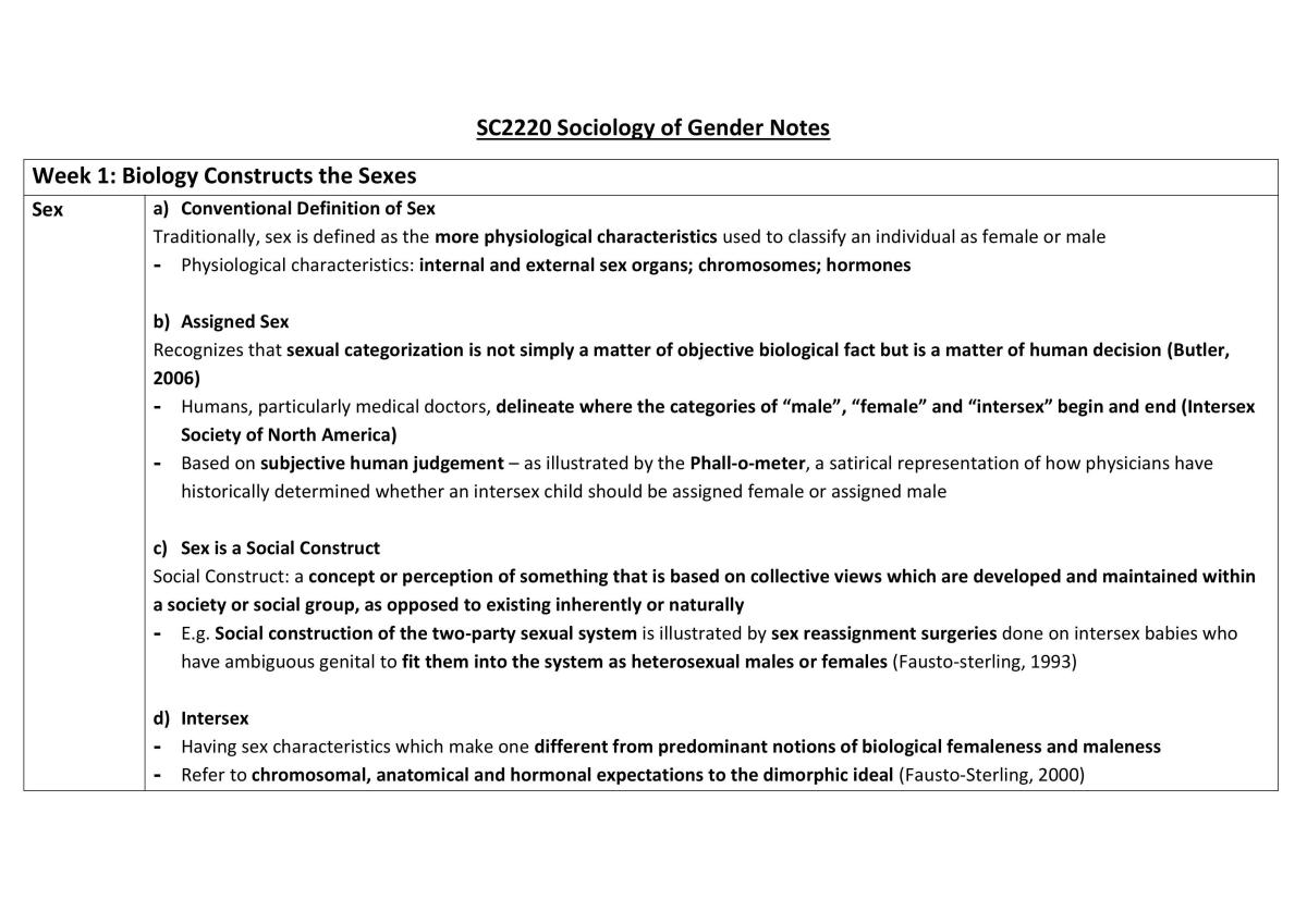 SC2220 Complete Study Notes - Page 1