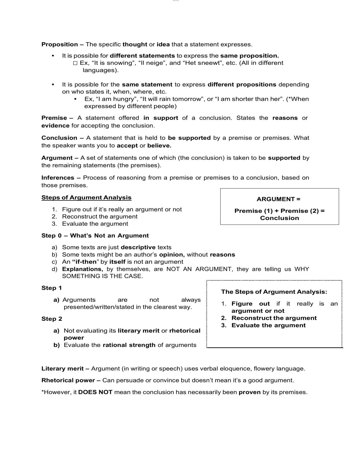 Critical Thinking - Exam Review - Page 3