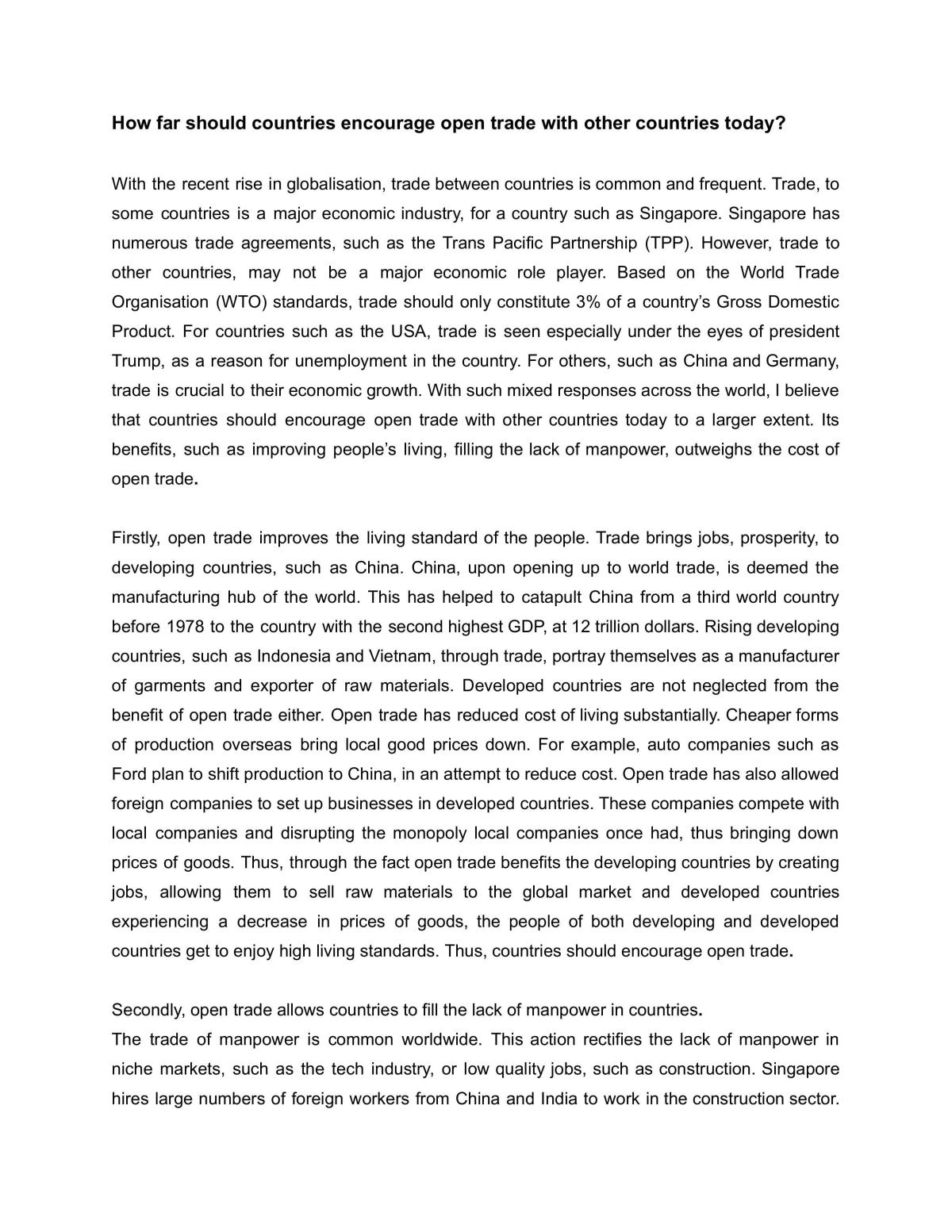 GP - globalisation and international relations - Page 1