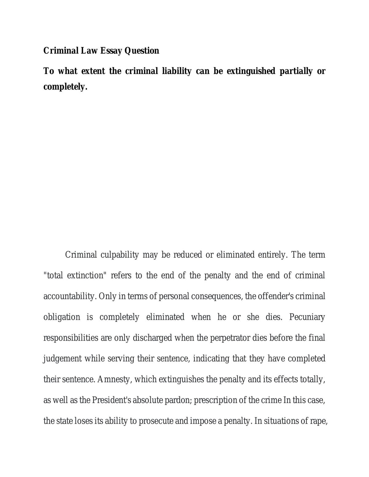 Criminal liability  - Page 1