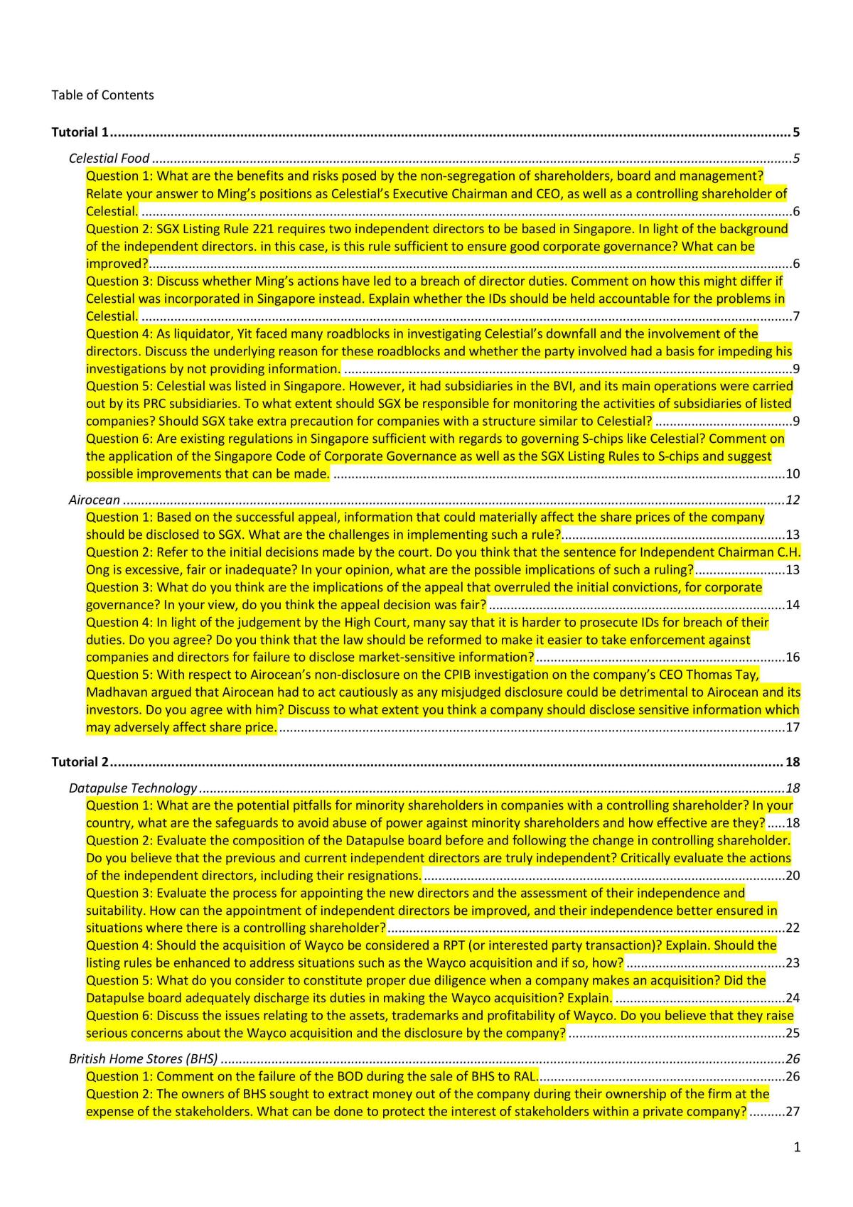 ACC3706 Tutorial Compilation Notes - Page 1
