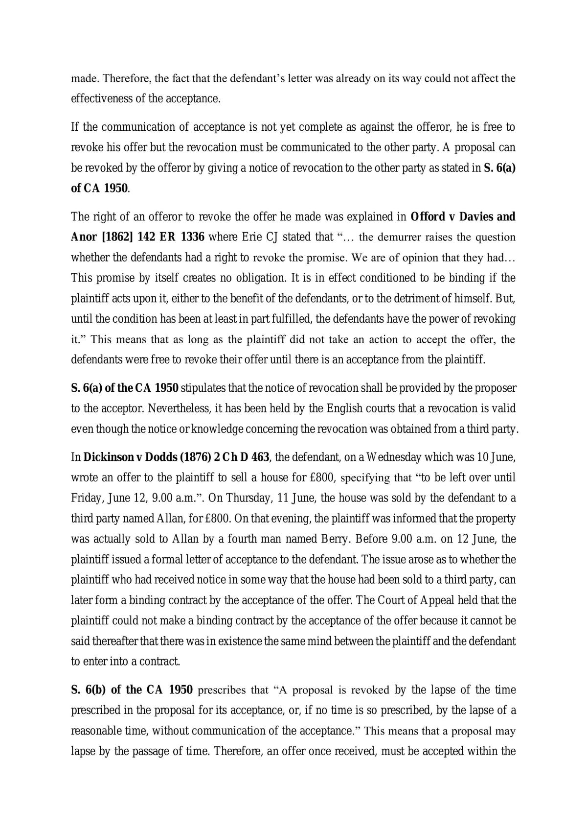 Revocation of Offer - Page 2