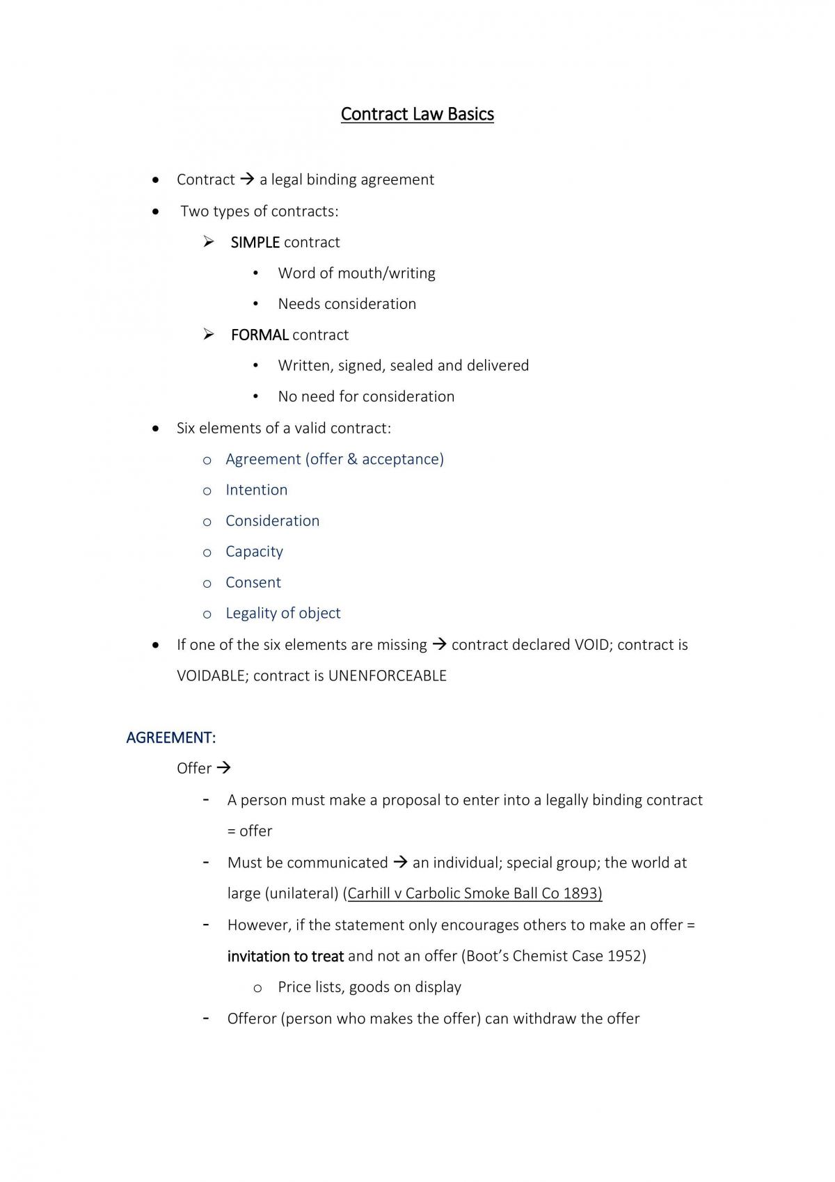IBP Contract Law Basics - Page 1